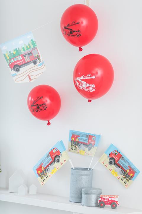 Produktbild DH-Konzept Luftballons Feuerwehr (8 x)