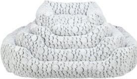 Image du produit Trixie Mila lit, square, peluche, 80 × 60 cm, blanc-gris (Chien)