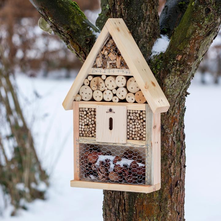 Produktbild Neudorff Insektenhotel (Wildbienen, Florfliegen, Marienkäfer, Grabwespen)