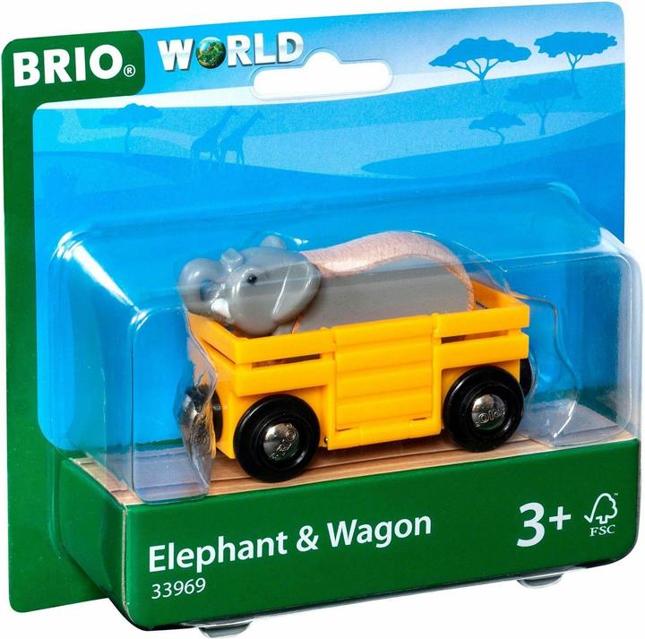 Actual product image Brio Elephant and carriage