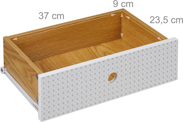 Image du produit Relaxdays Petite armoire avec tiroirs (45 x 30 x 65 cm)