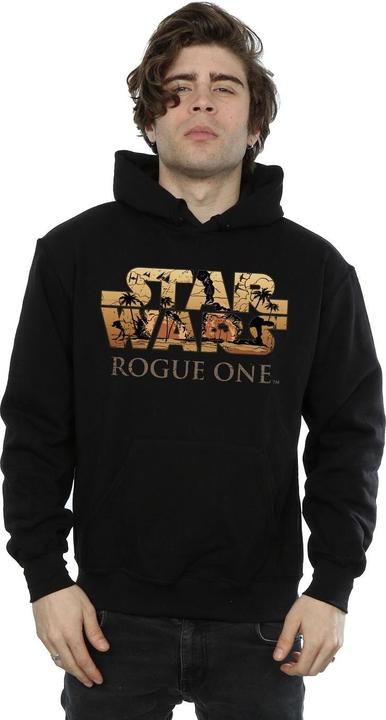 Immagine prodotto Star Wars Rogue One Logo Scene Felpa con Cappuccio Uomo (L)