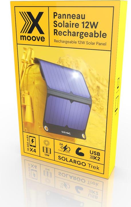 Produktbild Livoo 12W Solarmodul mit integrierter Batterie (12 W, 0.62 kg)