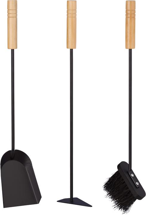 Actual product image Relaxdays Modern Fireplace Set (20 x 20 x 68.5 cm)