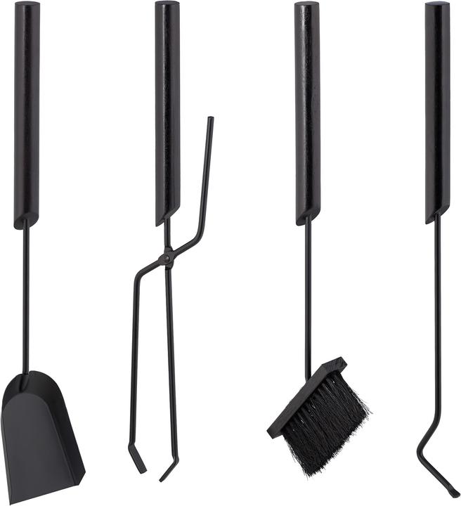 Actual product image Relaxdays Fireplace Companion Set (28.5 x 16 x 61 cm)
