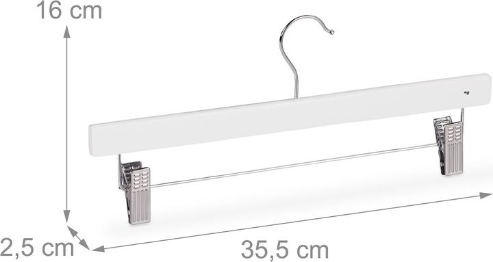 Immagine prodotto Relaxdays Appendino per pantaloni (12 x)