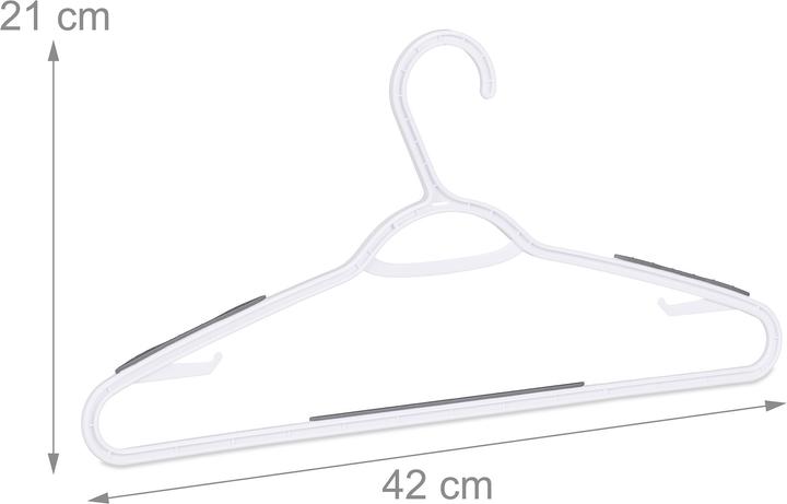 Produktbild Relaxdays Antirutsch-Kleiderbügel (20 x)