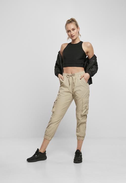 Produktbild Urban Classics Ladies Cropped Shiny Rib Top (M)