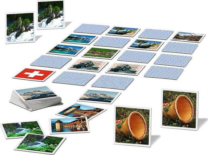 Actual product image Ravensburger Memory Switzerland (German, English, French, Italian)