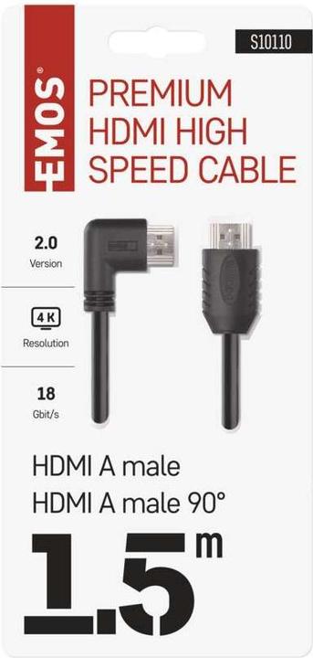 Produktbild Emos HDMI (Typ A) — HDMI (Typ A) (1.50 m, HDMI)