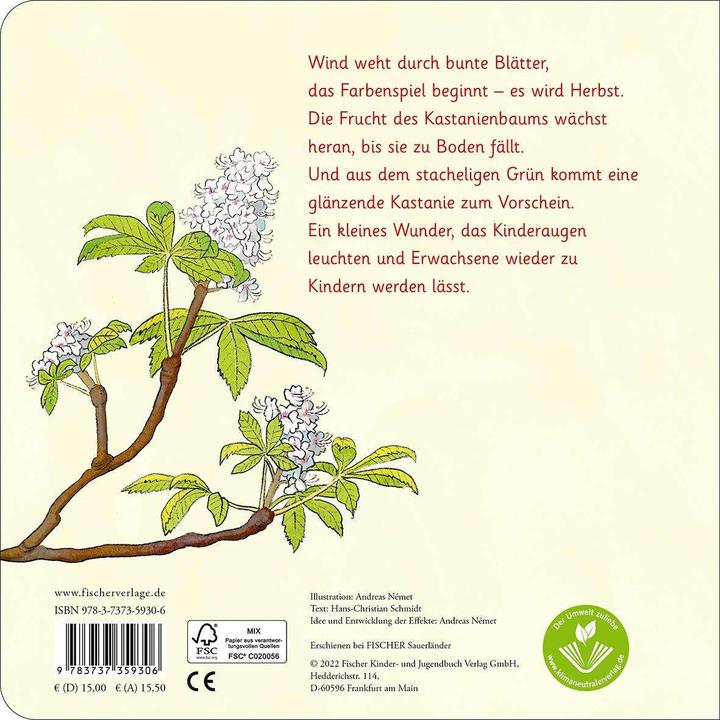 Produktbild Kastanienwunder (Deutsch, Hans-Christian Schmidt, 2022)