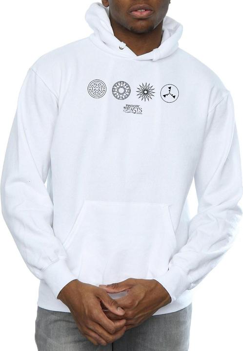 Produktbild Fantastic Beasts Circular Icons Kapuzenpullover (S)