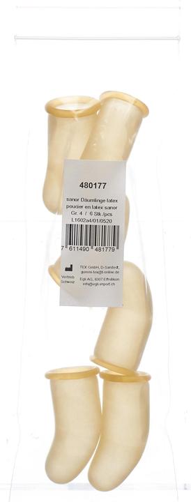 Produktbild Sanor Däumling Latex Grösse 4 (4)