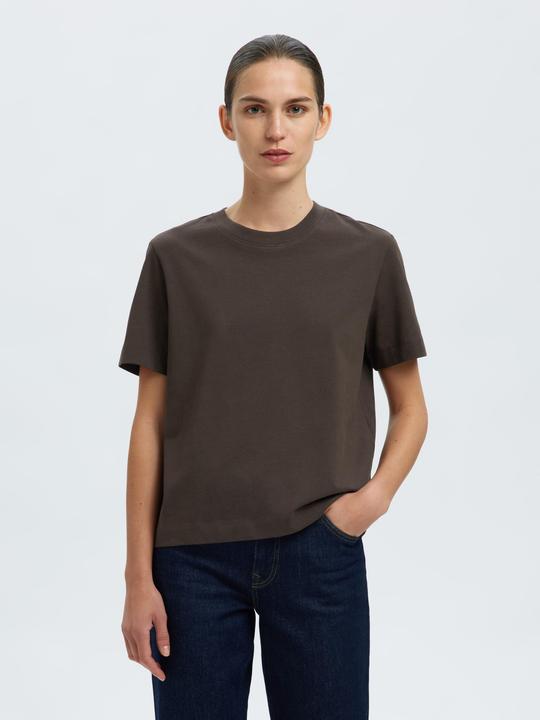 Actual product image Selected Femme Slfessential Ss Boxy Tee Noos (L)