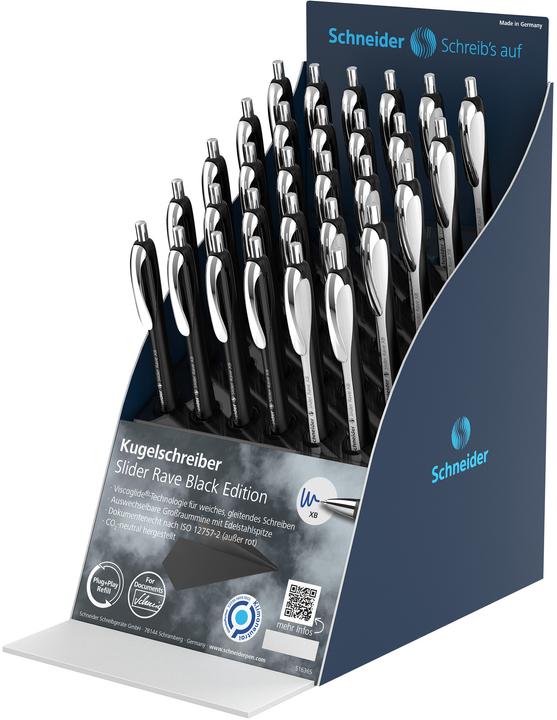 Produktbild Schneider Kugelschreiber 'Slider Rave' XB 20er Display 2-fach sortiert (Blau, 30 x)