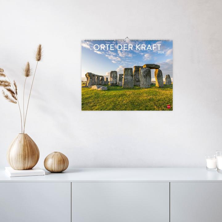 Produktbild Orte der Kraft Posterkalender 2026 (44 x 34 cm, Harter Einband, Deutsch)