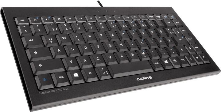 Produktbild CHERRY KC 4020 kompakt Tastatur schwarz (US)
