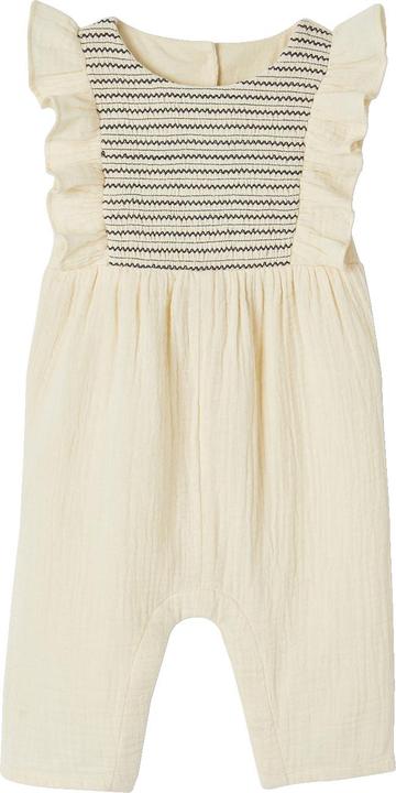 Actual product image Vertbaudet Baby overall made from muslin (68)