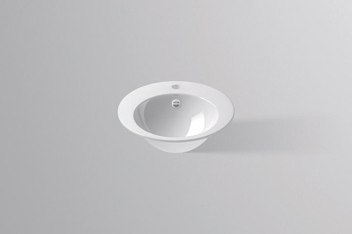 Actual product image Alape built-in basin EB.K450H, round Ø 45,0cm, 2004000000, white (530 mm, 450 mm)