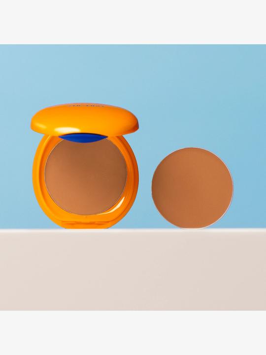 Actual product image Shiseido Sun Make-up Tanning Compact Foundation SPF 10 Honey (Refill) / 12 g (Honey)
