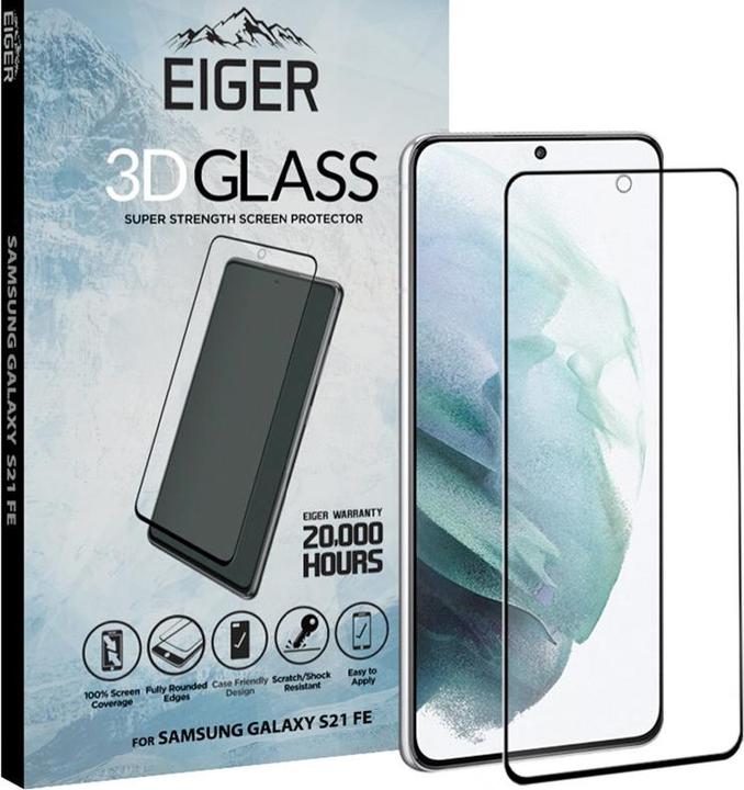 Actual product image Eiger Clear Edge (1 Piece, Samsung Galaxy S21 FE)
