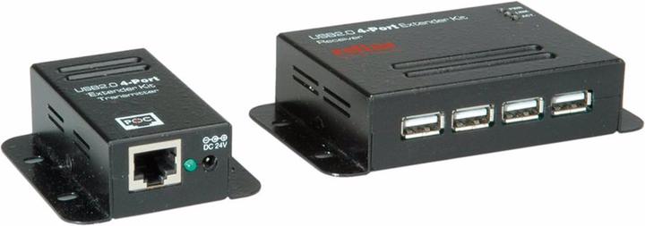Actual product image Roline USB2.0 Extender via TP (USB-B, USB-A, 4 Ports)