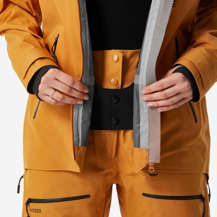 Produktbild Wedze Skijacke Damen warm und atmungsaktiv - FR500 camel (S)