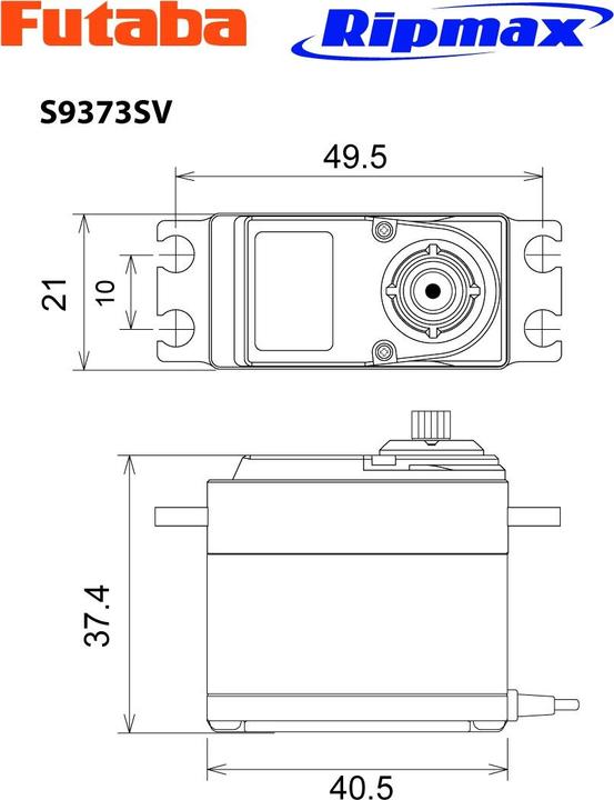 Produktbild Futaba Servo S9373SV Digital,HV, SBUS2