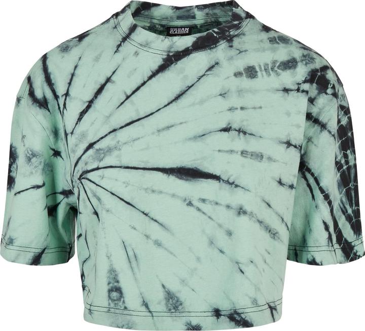 Actual product image Urban Classics Ladies Oversized Cropped Tie Dye Tee (4XL)