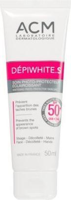 Actual product image ACM Depiwhite S Protective Cream for Face and Decollete SPF 50+ 50 ml (Sun cream face, SPF 50+, 50 ml, 60 g)