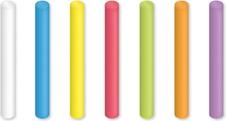 Image du produit Crayola Craie (Multicolore, 12 x)