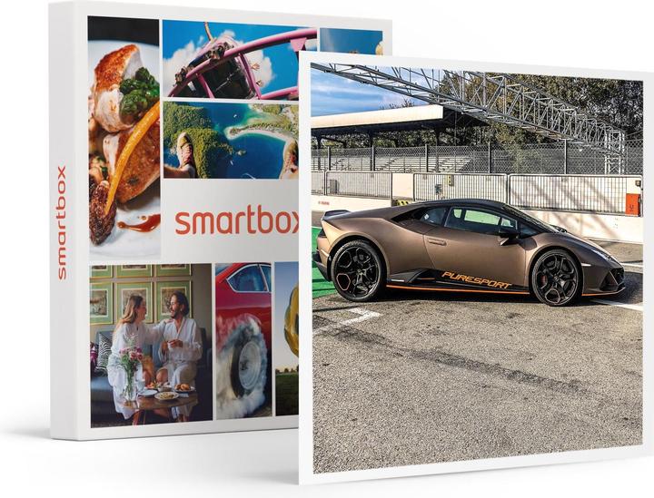 Produktbild Smartbox Lamborghini Huracán EVO Testfahrt: 2 Runden auf der Rennstrecke von Mugello (1 Pers.)