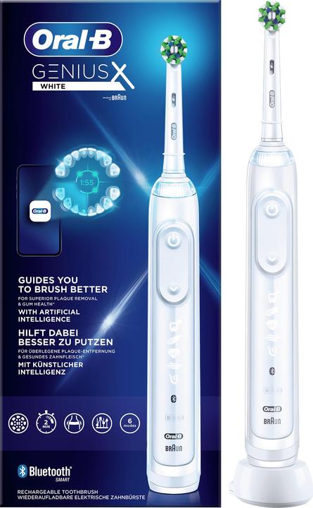 Immagine prodotto Oral-B Genius X Spazzolino elettrico bianco (Spazzolino oscillante)