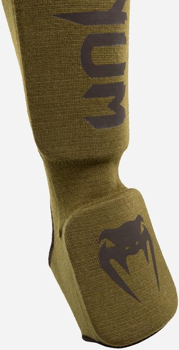 Actual product image Venum Kontact Shin Guards - Khaki/Black (XL)