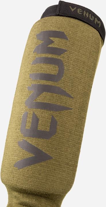 Actual product image Venum Kontact Shin Guards - Khaki/Black (XL)