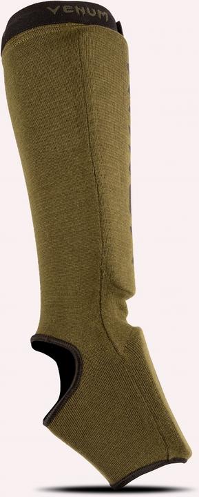 Actual product image Venum Kontact Shin Guards - Khaki/Black (XL)
