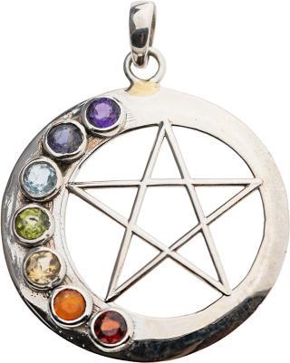 Berk Anhänger „Pentagramm Chakrakreis“