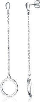 JVD - Minimalist long silver earrings SVLE2184XJ6BI00