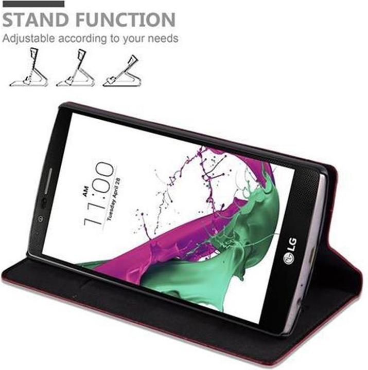 Actual product image Cadorabo Case Book Invisible Magnet (LG G4, Motorola Moto G4 Plus)
