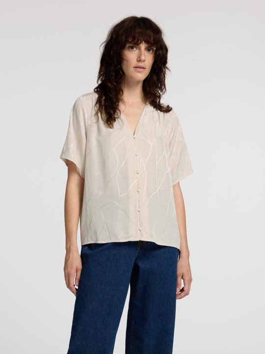 Actual product image Selected Femme Print top with V-neck (38)