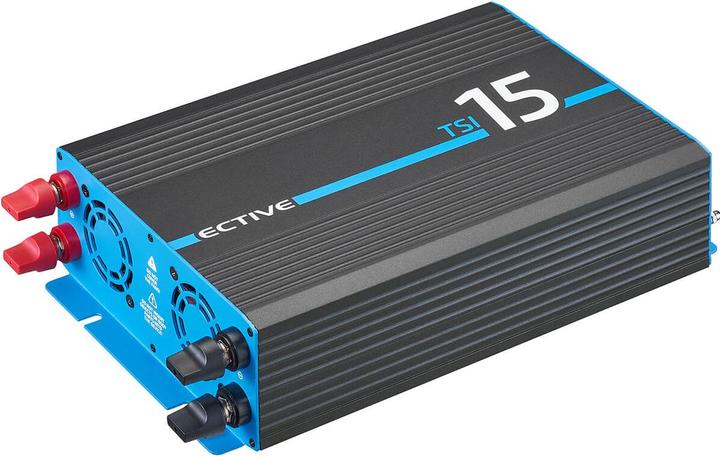 Actual product image Ective TSI 15 Sinus-Wechselrichter 1500W 24V mit Netzvorrangschaltung (CH-Stecker)