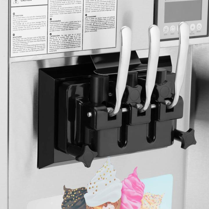 Produktbild Royal Catering Softeismaschine Frozen Joghurt Gastro-Eismaschine 2140 W 33 l/h 3 Sorten