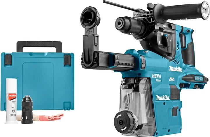 Image du produit Makita DHR281ZWJ Perforateur sans fil, 2X18 V, SDS-PLUS, 2,8J LED, VAKUUM, Sans batteries ni chargeur! (Fonctionnement sur batterie)