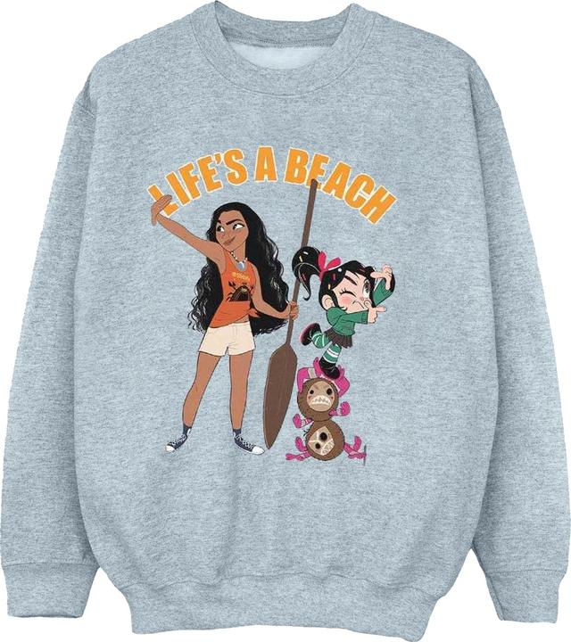 Disney Wreck It Ralph Moana And Vanellope Sweatshirt Mädchen