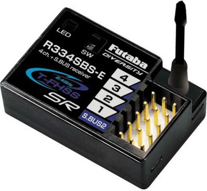 Futaba R334SBS-E T-FHSS 4-CH Diversity Receiver