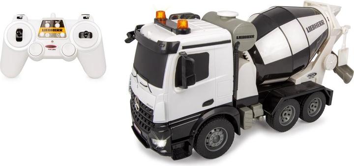 Image du produit Jamara Camion malaxeur Mercedes-Benz Arocs Liebherr 1:20 2,4GHz