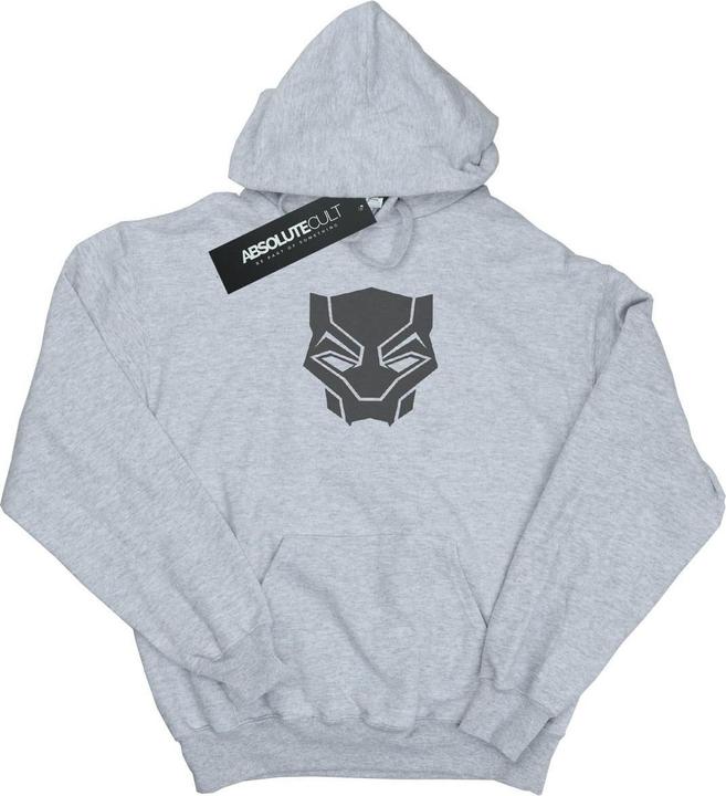 Jungen Schwarzer Panther Schwarz auf Schwarz Hoodie