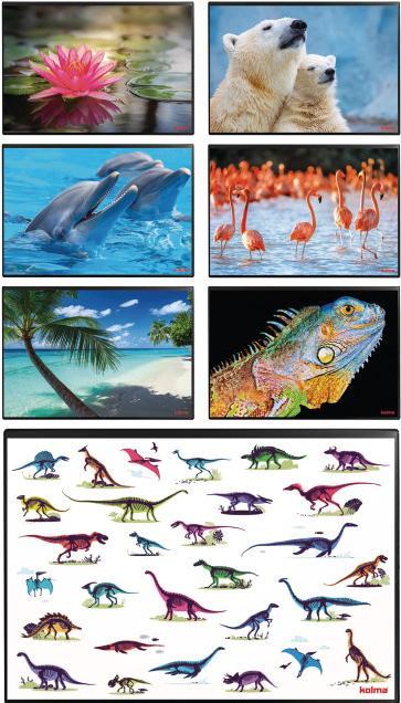 Actual product image Kolma Writing pad poster (polar bear) 50 x 34 (50 x 34 cm)