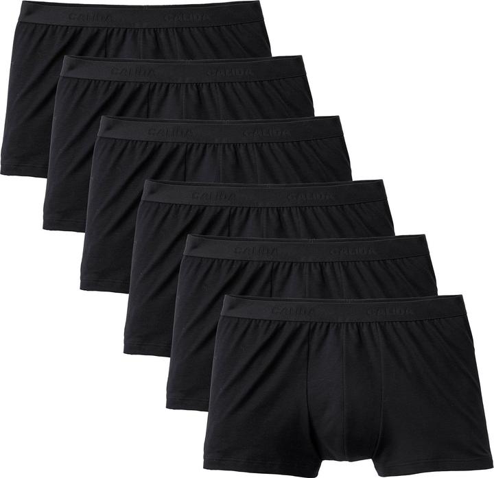 Calida Boxershort Casual Figurbetont New Boxer Natural Benefit 3P (M, 6er Pack)