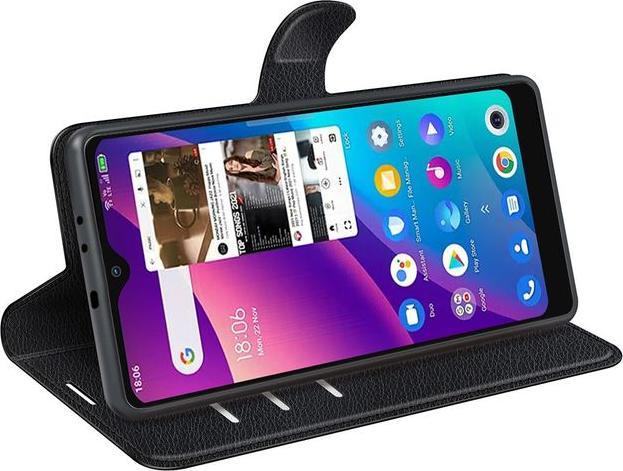 Actual product image MU Classic Litchi Leather Bookcover Series (TCL 30e)